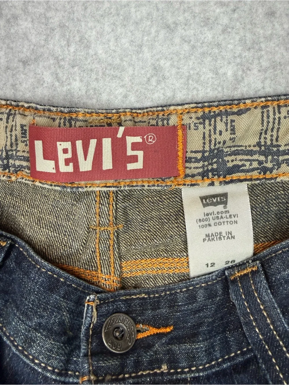 Levi's Men's Dark Blue Denim Jean Shorts